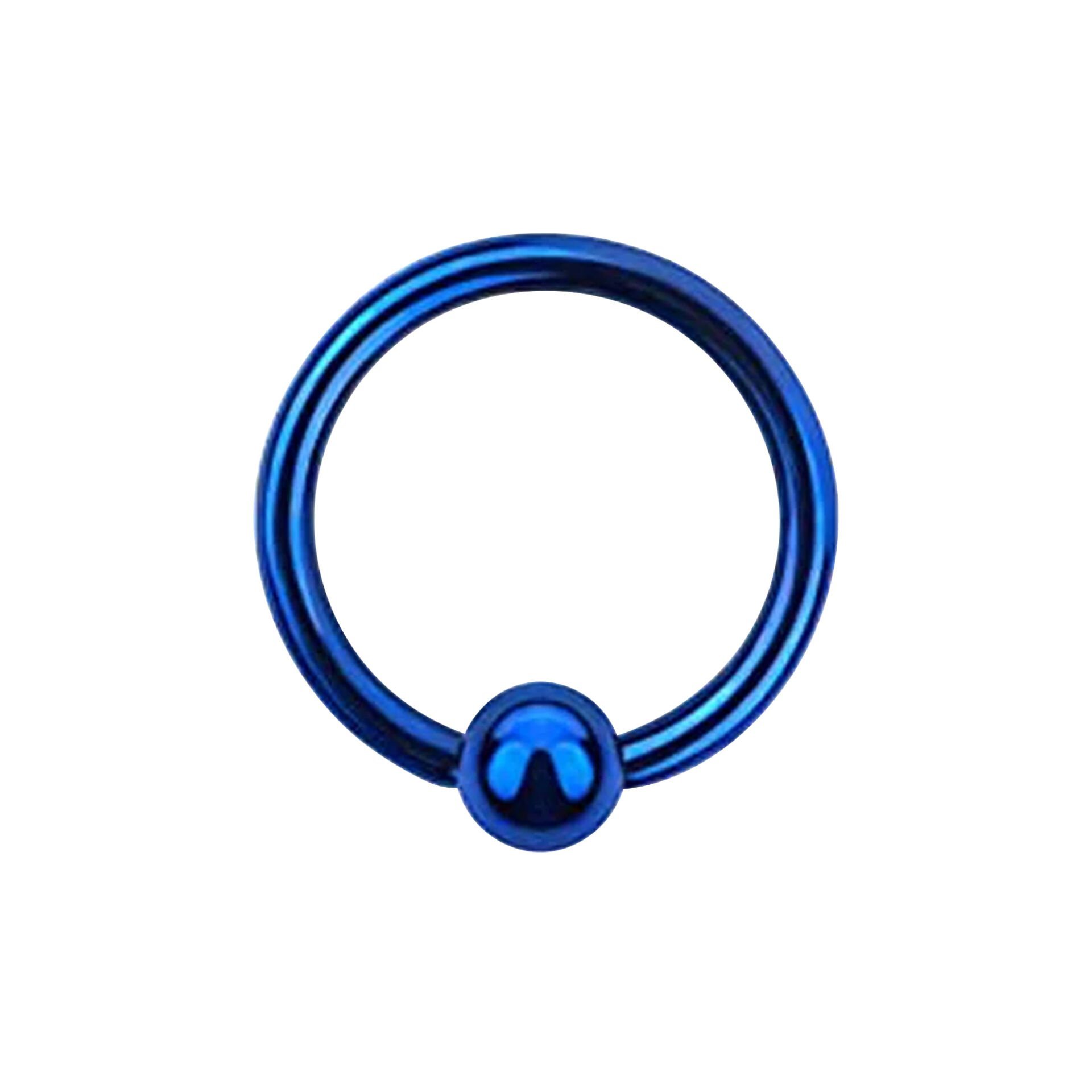 Mavi Çelik Toplu Halka Piercing, Tragus-Smiley-Helix-Dudak-Auricle-Kıkırdak