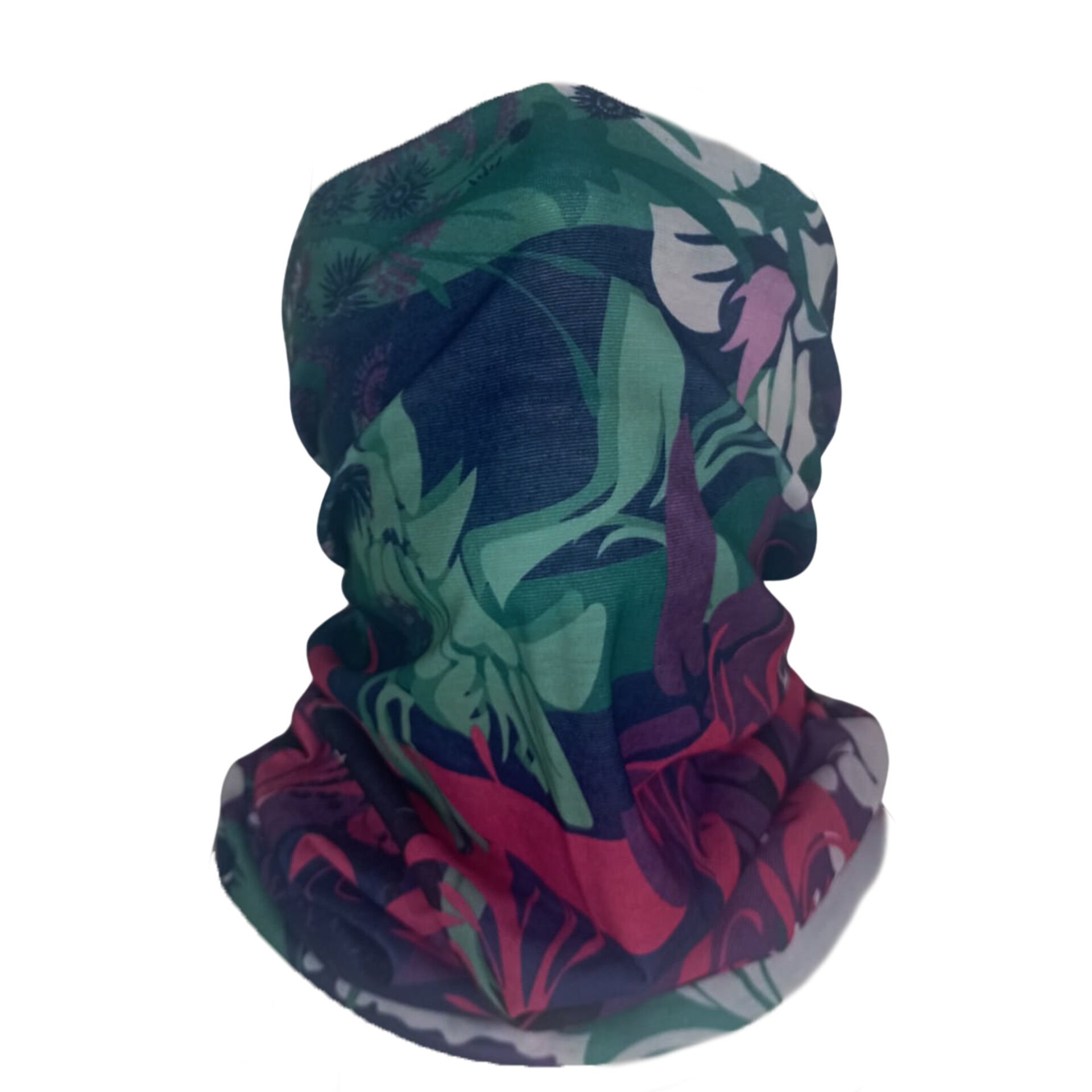Çiçek Desenli Renkli Buff – Doğa Temalı Boyunluk