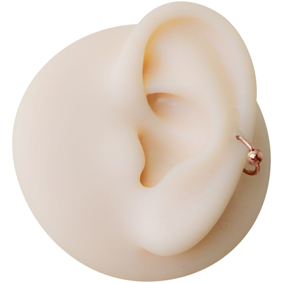 Helix ve daith kullanımı için uygun paslanmaz rose dudak burun kıkırdak piercing