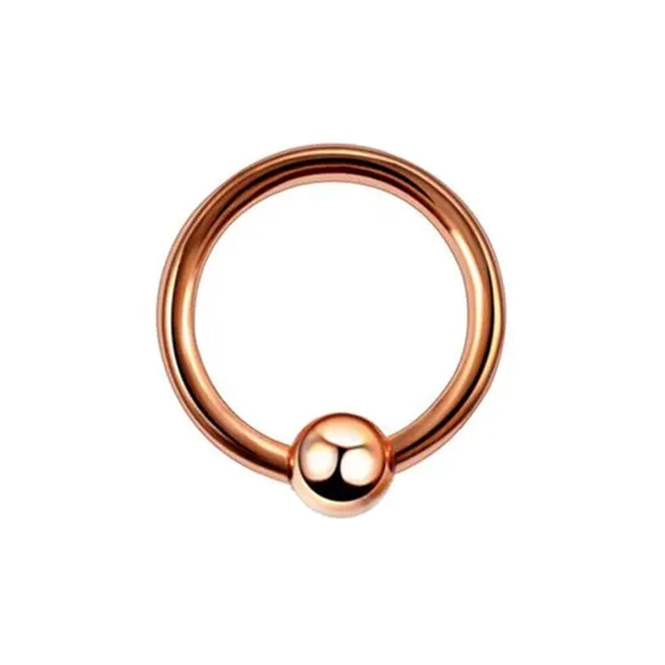 Rose Çelik Toplu Halka Piercing, Tragus-Smiley-Helix-Dudak-Auricle-Kıkırdak