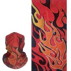 Alev Desenli Buff – Ateş Motifli Boyunluk