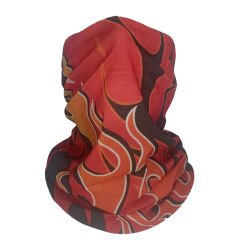 Alev Desenli Buff – Ateş Motifli Boyunluk