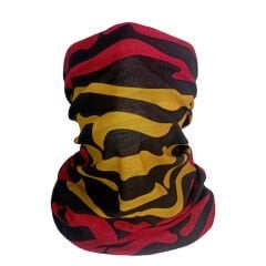 Kırmızı Sarı Desenli Buff – Unisex Boyunluk