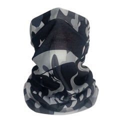 Kamuflaj Skull Desenli Buff – Askeri Stil Boyunluk
