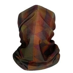 Geometrik Desenli Buff – Üçgen Desen Renkli Boyunluk