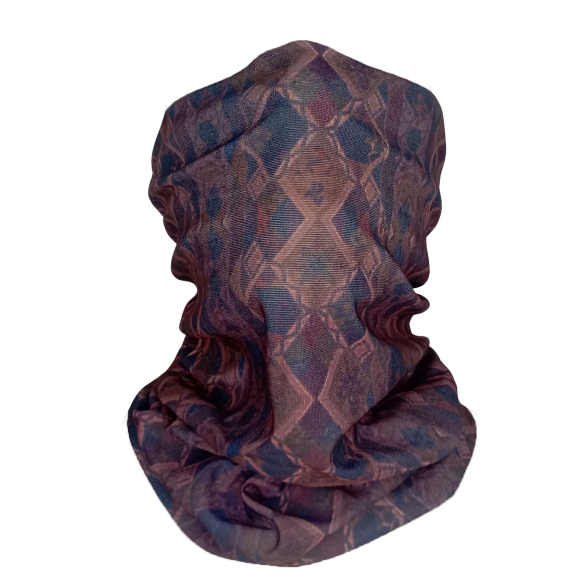 Etnik Geometrik Desenli Buff – Vintage Tarz Boyunluk