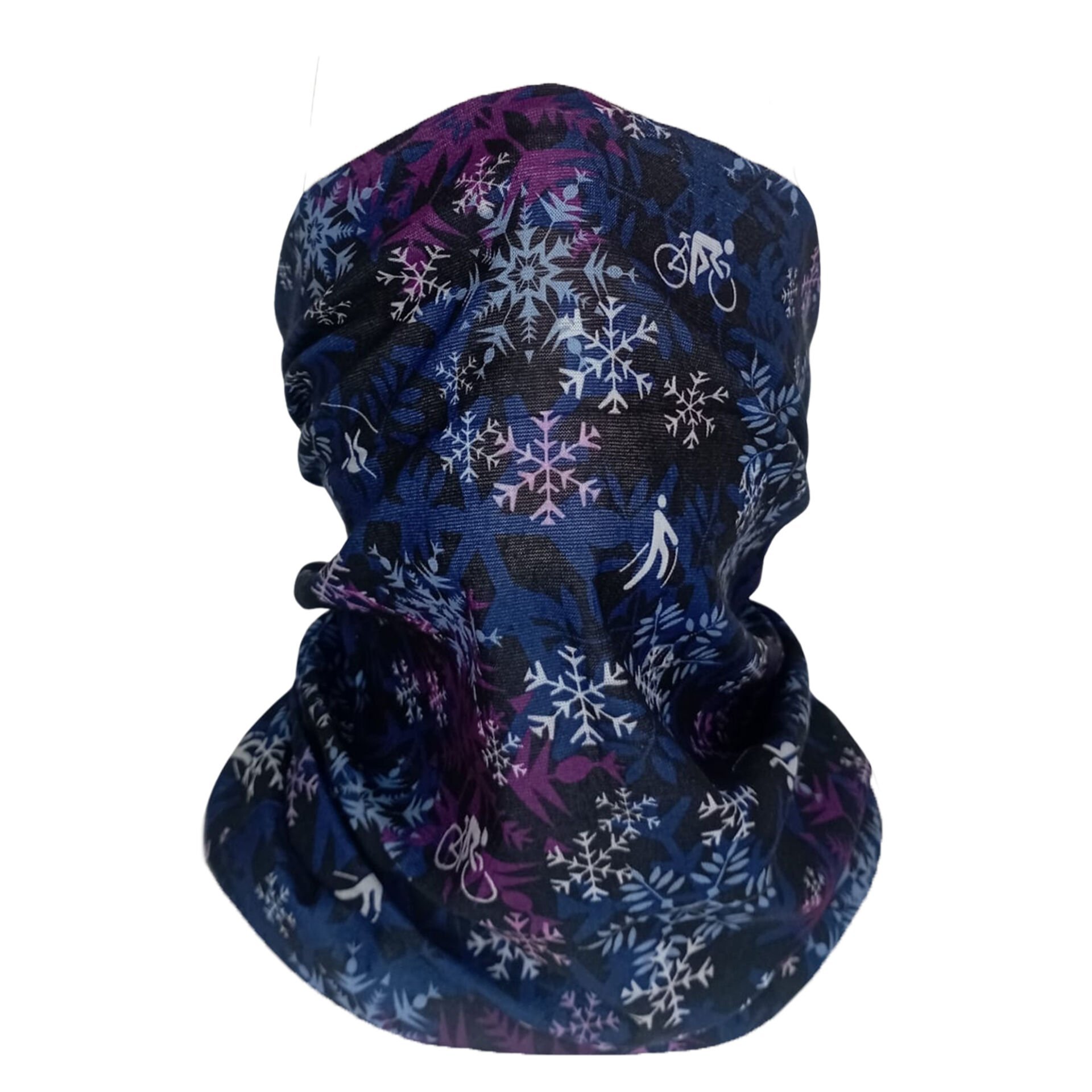 Kar Tanesi Desenli Buff – Outdoor Sporcu Boyunluk ve Yüz Maskesi