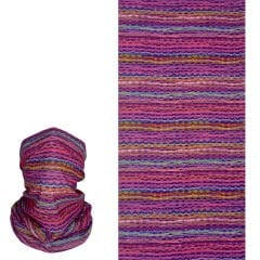 Renkli Çizgili Buff – Canlı Desenli Unisex Boyunluk & Çok Amaçlı Bandana