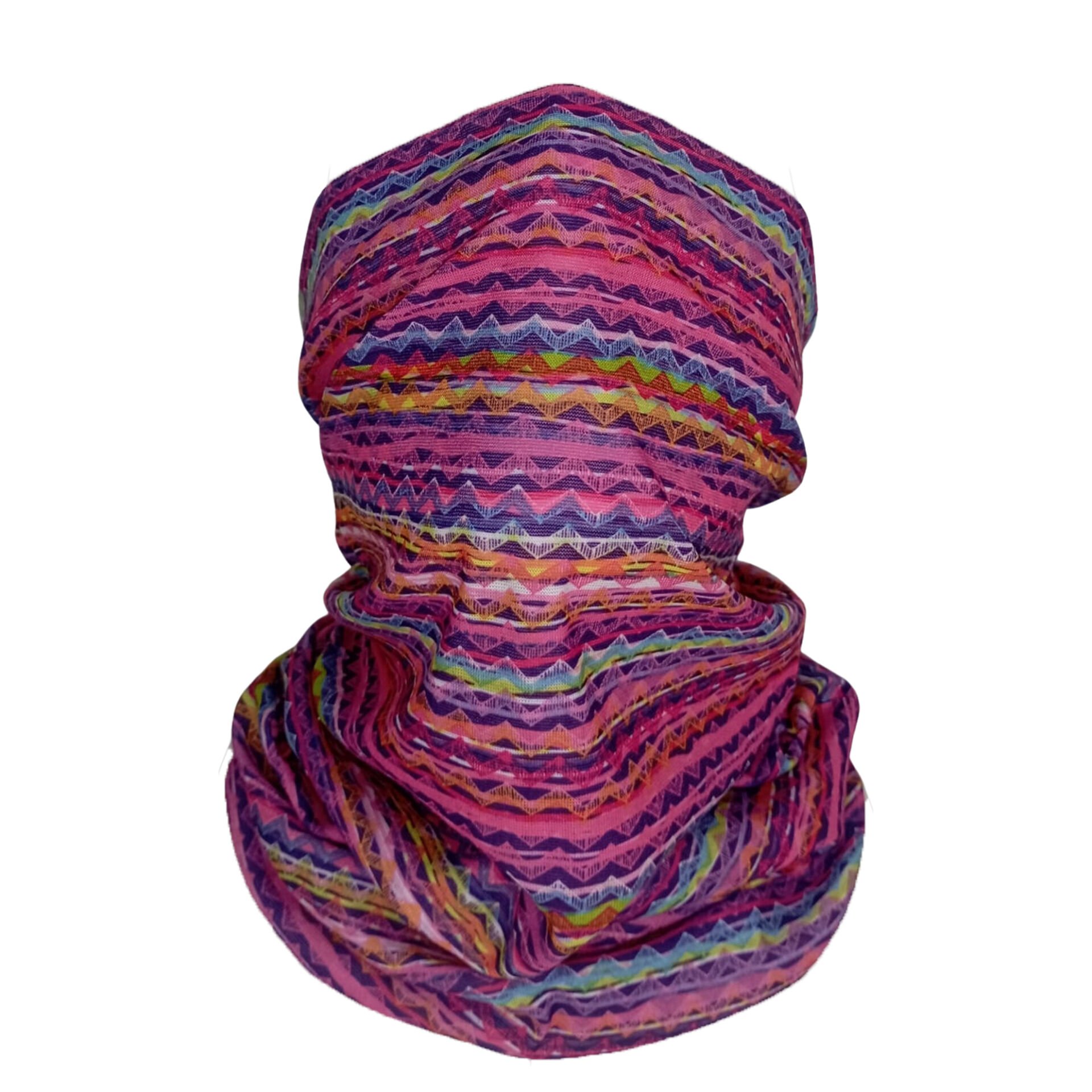 Renkli Çizgili Buff – Canlı Desenli Unisex Boyunluk & Çok Amaçlı Bandana