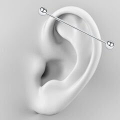 Toplu Çelik 1,6 mm Düz Bar Piercing, Köprü-Industrial