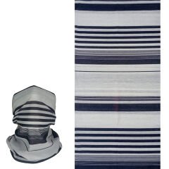 Siyah Beyaz Çizgili Buff – Unisex Desenli Boyunluk & Çok Amaçlı Bandana