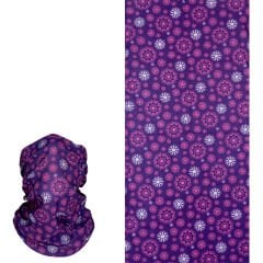 Mor Pembe Mandala Desenli Buff – Çok Amaçlı Boyunluk & Bandana
