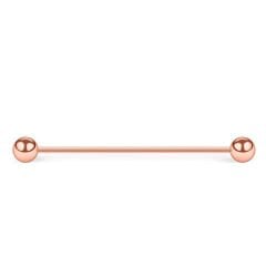 Toplu Rose Çelik 1,6 mm Düz Bar Piercing, Köprü-Industrial