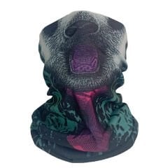 Kravatlı Panda Desenli Buff – Eğlenceli Çok Amaçlı Bandana & Boyunluk