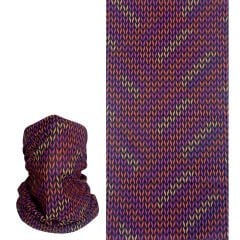 Renkli Zikzak Desenli Buff – Enerji Katkılı Boru Bandana