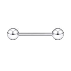 Toplu Çelik 1,6 mm Düz Bar Piercing, Dil-Venom-Transverse Lobe