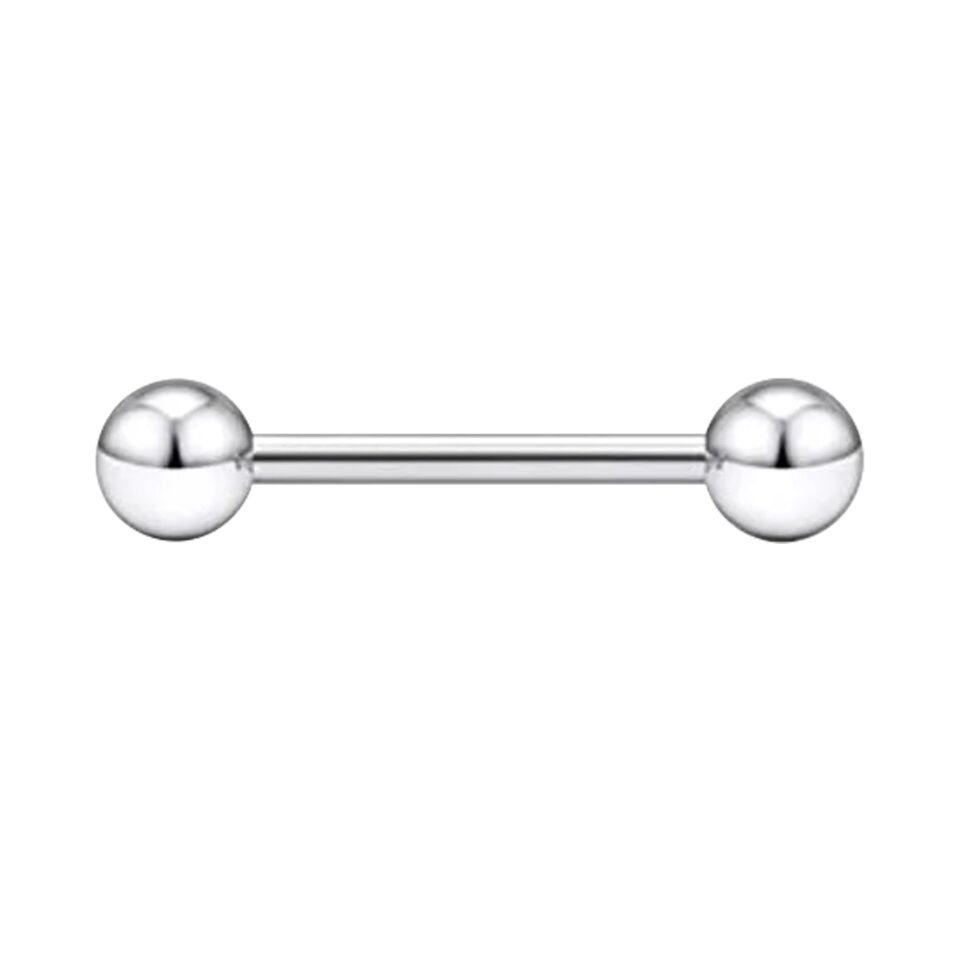 Toplu Çelik 1,6 mm Düz Bar Piercing, Dil-Venom-Transverse Lobe