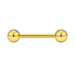 Toplu Gold Çelik 1,6 mm Düz Bar Piercing, Dil-Venom-Transverse Lobe