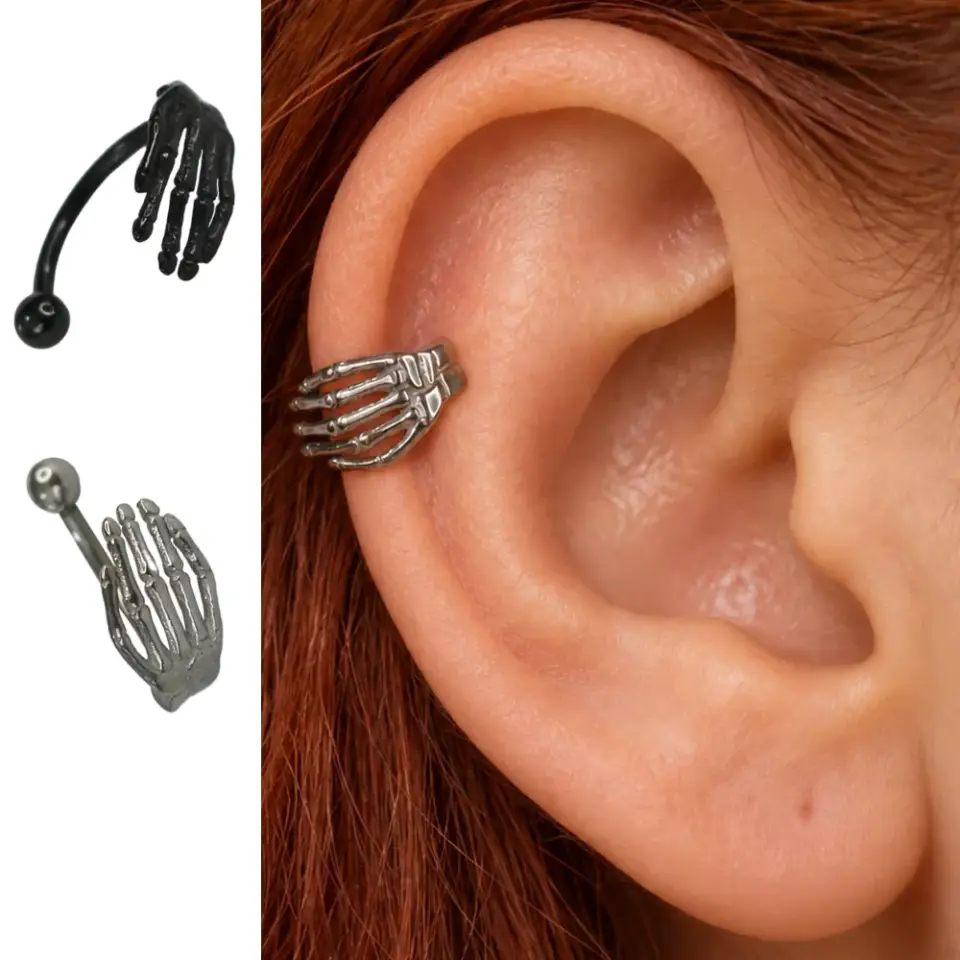 iskelet-eli-helix-piercing