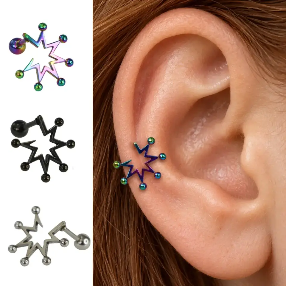zikzak-yildiz-helix-piercing