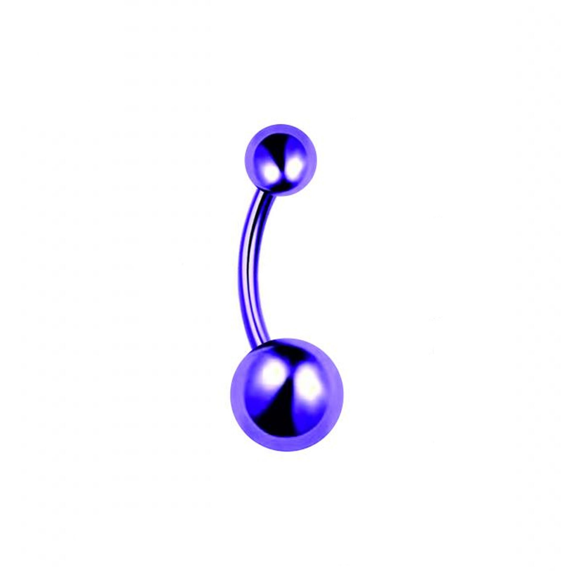 Toplu Mor Çelik Göbek Piercing